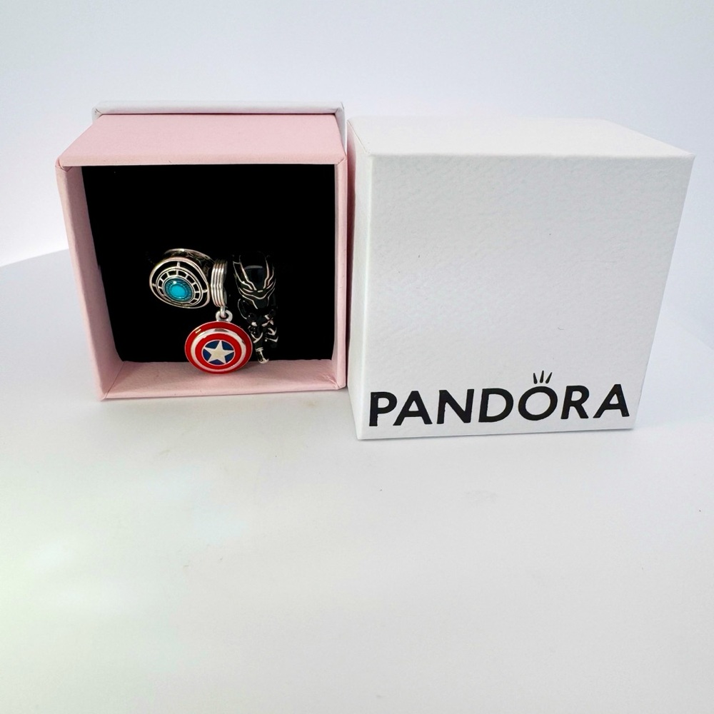 Set of 3 Marvel Pandora Charms